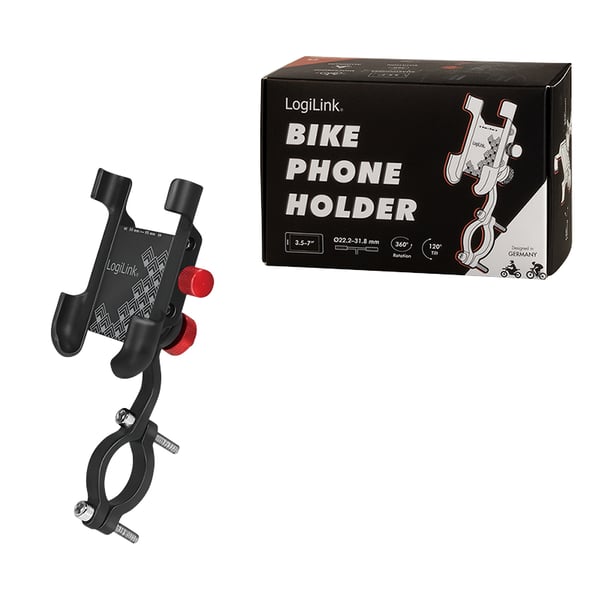 LogiLink AA0148 holder Passiv holder Mobiltelefon/Smartphone Sort, Rød