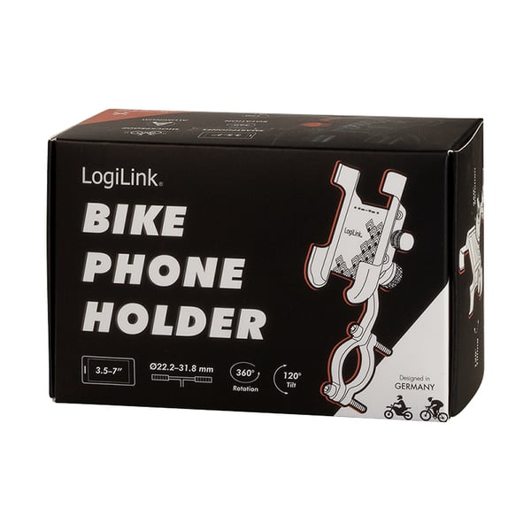 LogiLink AA0148 holder Passiv holder Mobiltelefon/Smartphone Sort, Rød
