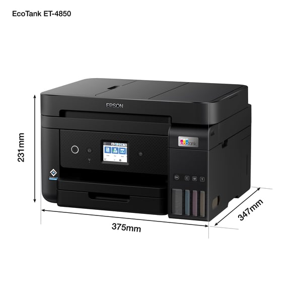 Epson EcoTank ET-4850 Inkjet A4 4800 x 1200 dpi 33 sider pr. minut Wi-Fi