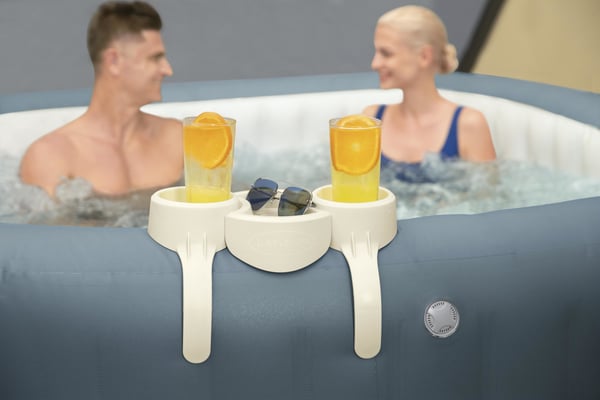 Bestway 60306 Tilbehør til spabade og spaer Drikkebakke/holder Hvid