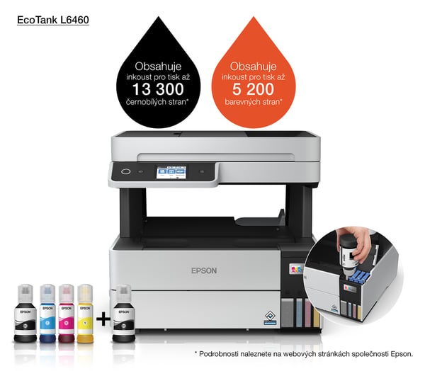 Epson EcoTank L6460 Bläckstråleskrivare A4 4800 x 1200 DPI 37 ppm Wi-Fi