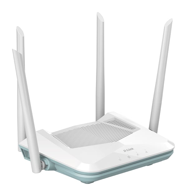 D-Link EAGLE PRO AI AX1500 Smart Router langaton reititin Gigabitti Ethernet Kaksitaajuus (2,4 GHz/5 GHz) Valkoinen
