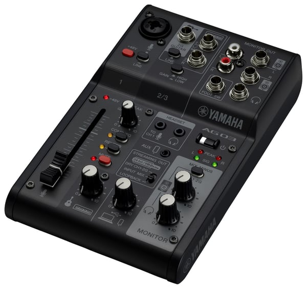 Yamaha AG03MK2 3 kanaler Vit