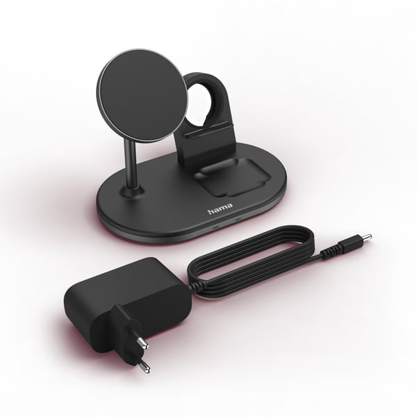 Hama MagCharge Multi Headset, Smartphone, Ur Sort Vekselstrøm Trådløs opladning Hurtig opladning Indendørs