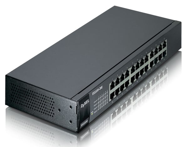 Zyxel ES1100-24E Ohanterad Svart