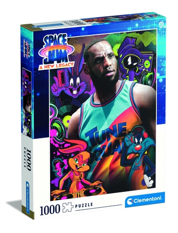 Clementoni Space Jam 2 Muotopalapeli 1000 kpl Taide