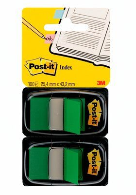 3M 680-G2EU katalogkort Grön 100 styck