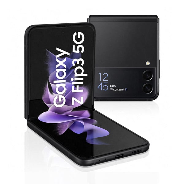 Samsung Galaxy Z Flip3 5G 17 cm (6.7") Single SIM Android 11 USB Type-C 8 GB 128 GB 3300 mAh Sort
