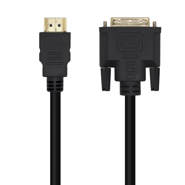 AISENS A117-0451 videokaapeli-adapteri 3 m DVI HDMI-tyyppi A (vakio) Musta