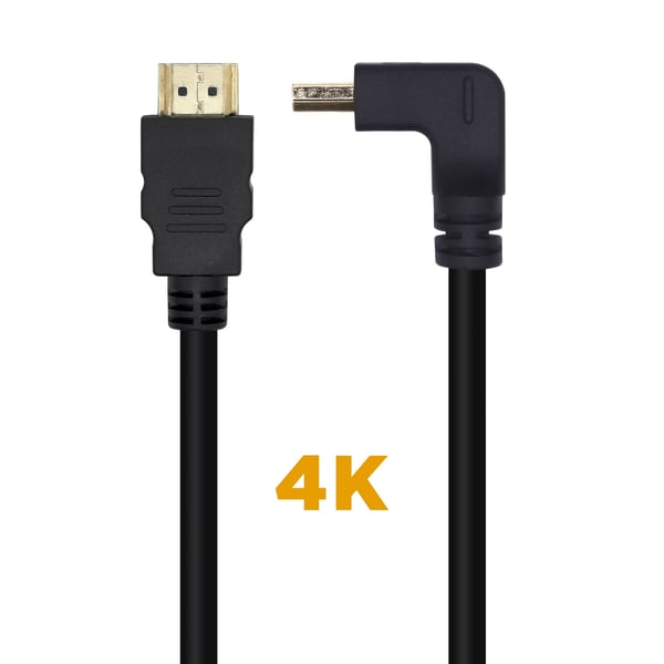 AISENS A120-0456 HDMI-kaapeli 1 m HDMI-tyyppi A (vakio) Musta