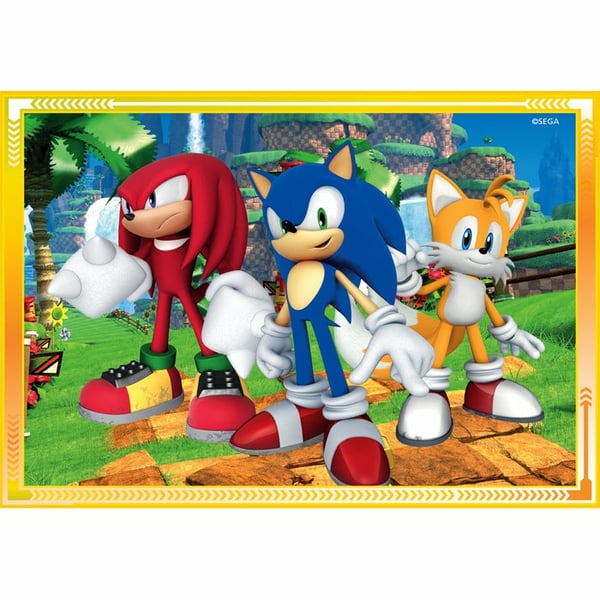 Clementoni Supercolor Sonic Puslespil 12 stk Videospil