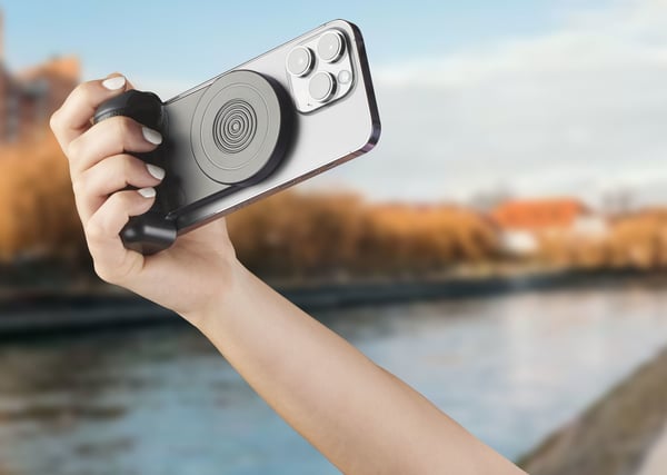 Cellularline 8018080469237 selfiekeppi Älypuhelin Musta