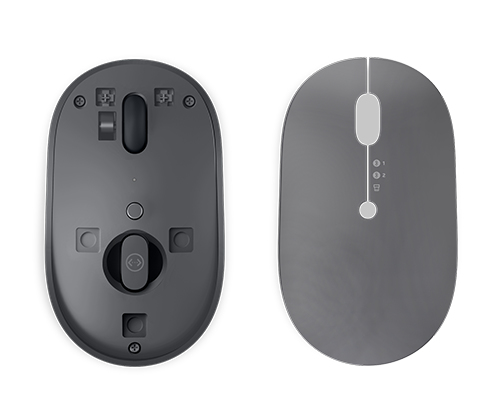 Lenovo Go Wireless Multi Device hiiri Office Molempikätinen RF Wireless + Bluetooth + USB Type-A Optinen 2400 DPI