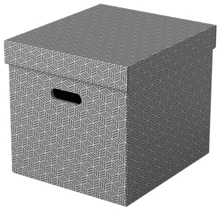 Esselte Home säilytyslaatikko Cube harmaa, 3kpl/pkt
