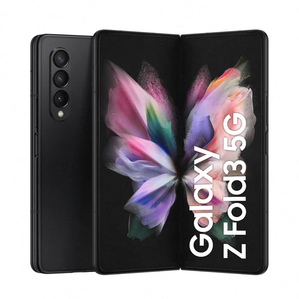 Samsung Galaxy Z Fold3 5G SM-F926B 19,3 cm (7.6") Kaksois-SIM Android 11 USB Type-C 12 GB 256 GB 4400 mAh Musta