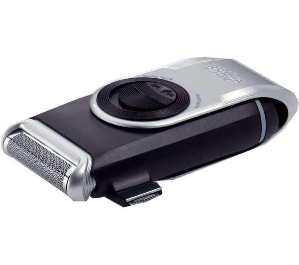 Braun MobileShave M90 Blå, Silver Braun MobileShave M90 Blå, Silver