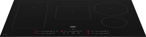 Beko HII85720UFT Sort Indbygget 80 cm Zone induktionskogeplade 5 zone(s)