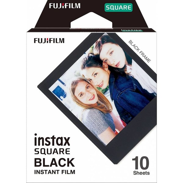Fujifilm Instax Square Black Frame schwarz pikafilmi 10 kpl 62 x 62 mm