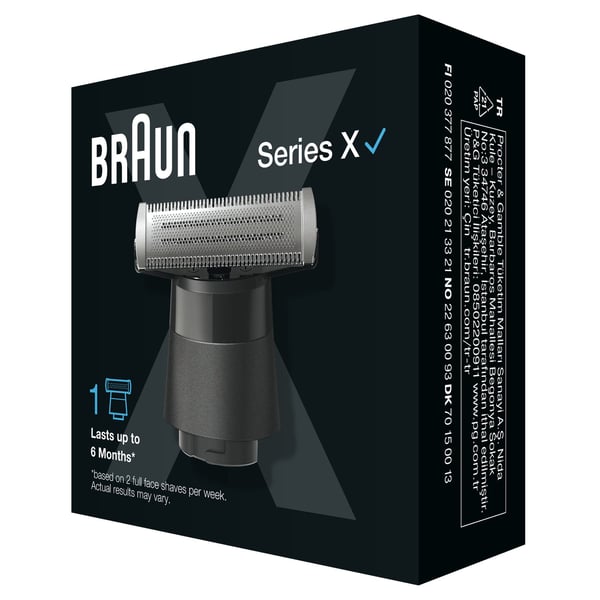 Braun XT10 Barberingshoved
