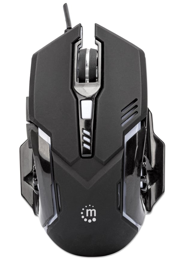 Manhattan 179256 mus Spil Højre hånd USB Type-A Optisk 3200 dpi