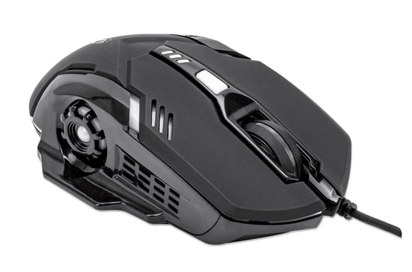 Manhattan 179256 mus Spil Højre hånd USB Type-A Optisk 3200 dpi