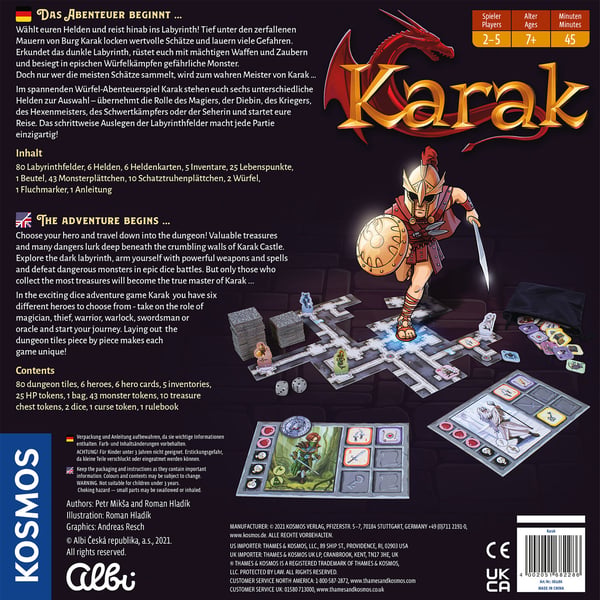 Kosmos Karak Brætspil Rollespil