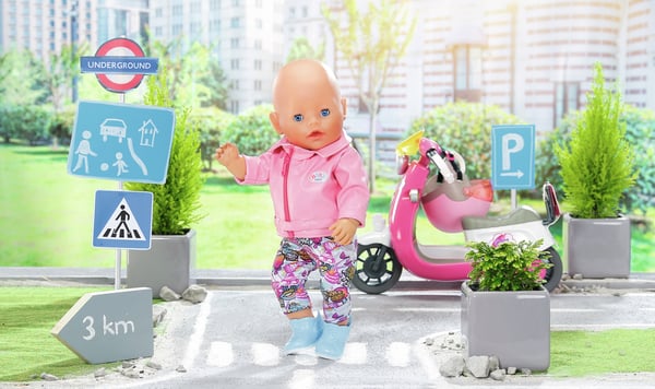 BABY born City Deluxe Scooter Outfit Dockkläduppsättning