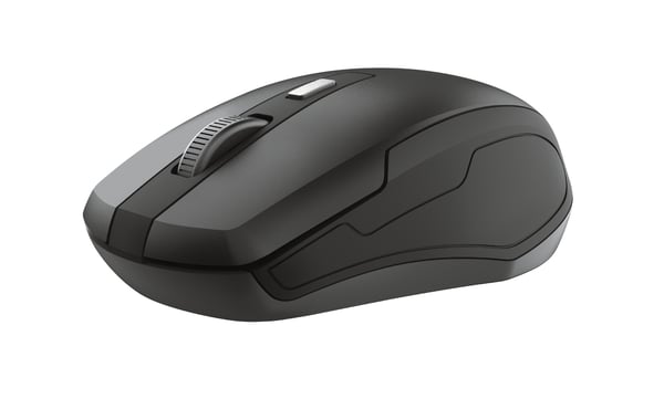 Trust TKM-350 tastatur Mus inkluderet Kontor RF trådløst QWERTZ Tysk Sort