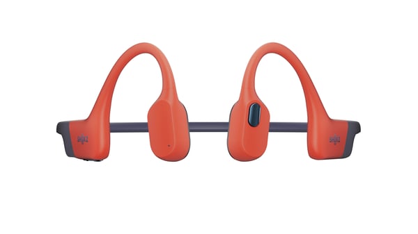 SHOKZ OpenSwim Pro Headset Trådløs Halsbånd Sport Bluetooth Sort, Rød