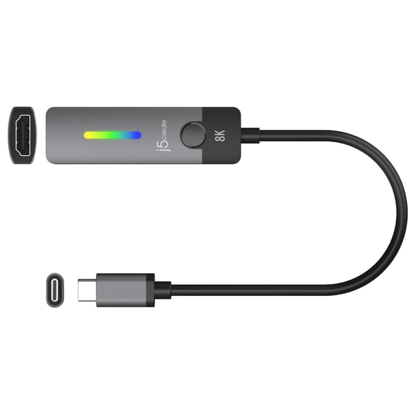 j5create JCA157-N USB-C® till HDMI™ 2.1 8K Adapter
