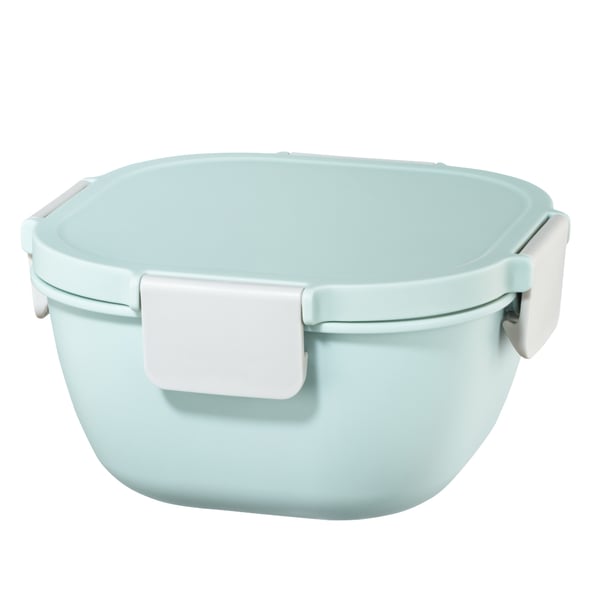 Hama 00181585 matlåda Lunchlåda 1,7 l Polypropylen (PP), Silikon Grå, Ljusblå 1 styck