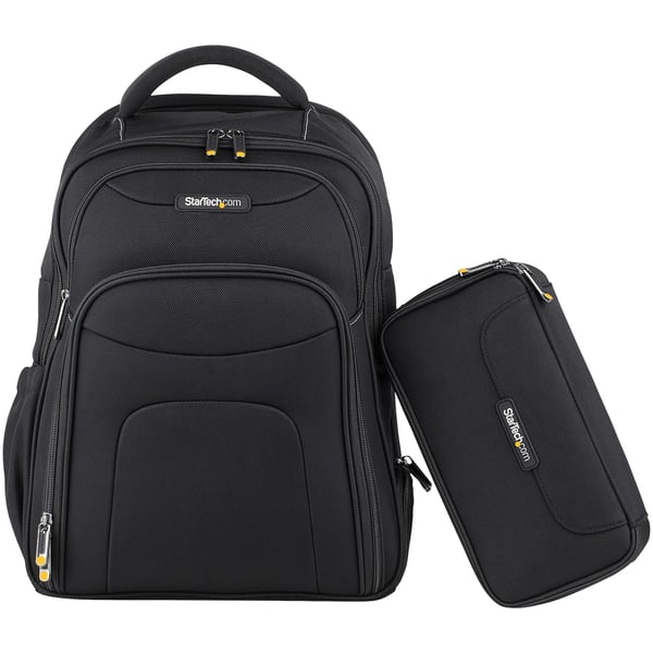 StarTech.com 15,6\" kannettavan tietokoneen reppu irrotettavalla lisätarvikelaukulla - Ergonominen IT-reppu IT-ammattilaisille