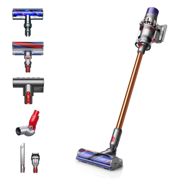 Dyson Cyclone V10 Absolute Skaftdammsugare, 2-i-1 Batteri Torr Utan påse Koppar, Nickel