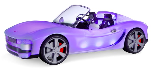 Rainbow High Color Change Car Dukkebil