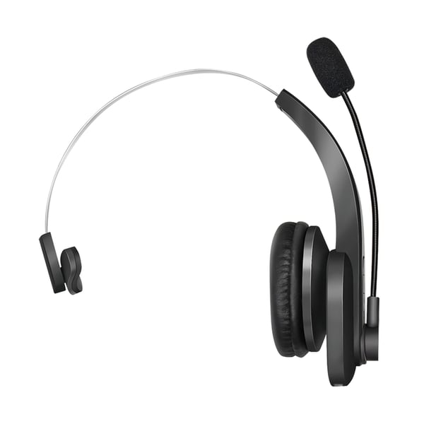 LogiLink BT0059 hörlur och headset Trådlös Huvudband Kontor/callcenter Bluetooth Laddningsställ Svart