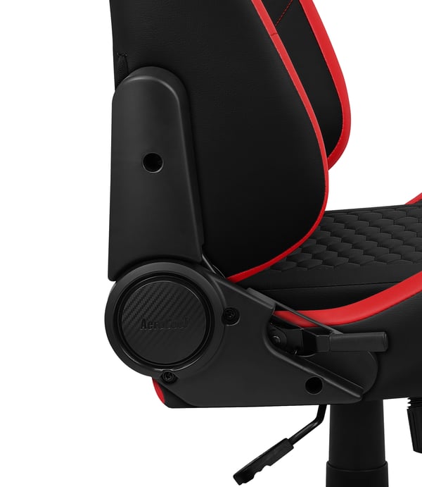Aerocool CROWNBR videopelituoli Yleispelituoli pehmustettu istuin Musta, Punainen