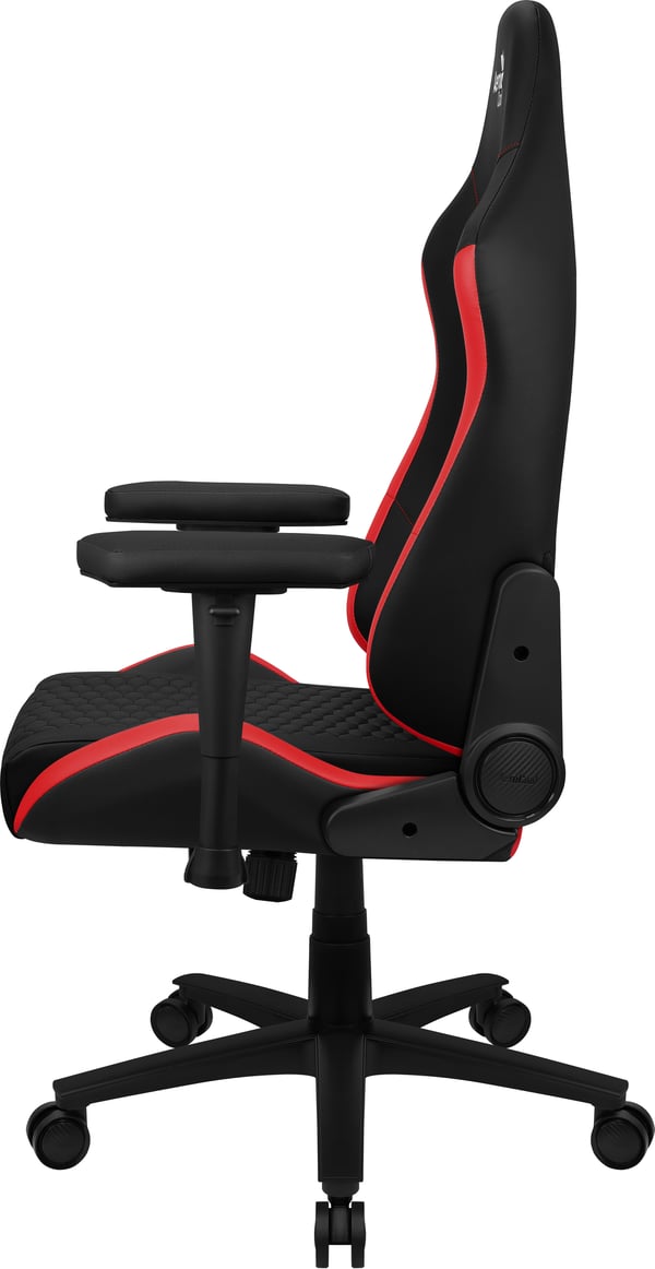 Aerocool CROWNBR videopelituoli Yleispelituoli pehmustettu istuin Musta, Punainen