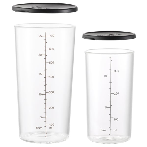 ESGE 7150 målebæger 700 L Glas, Silikone