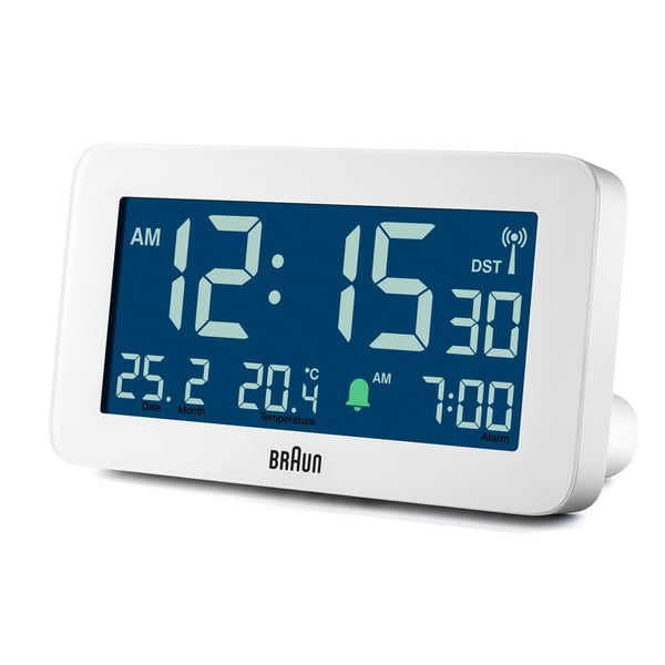 Braun BC10 Digitaalinen herätyskello Valkoinen