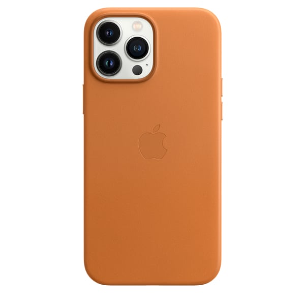 Apple MM1L3ZM/A mobiltelefonfodral 17 cm (6.7") Mobilskal Brun, Guld