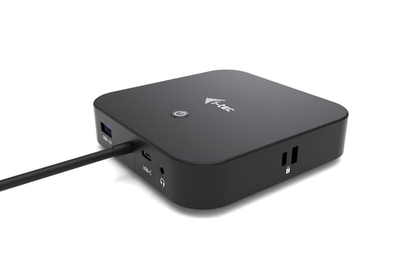i-tec C31HDMIDPDOCKPD kannettavien tietokoneiden telakka ja porttitoistin Langallinen USB 3.2 Gen 1 (3.1 Gen 1) Type-C Musta