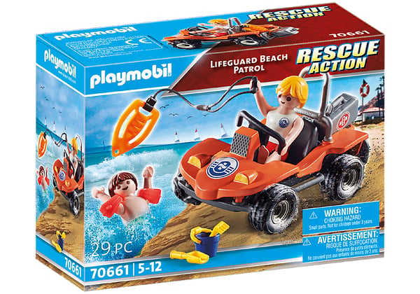 Playmobil Rescue Action Lifeguard Beach Patrol Playmobil Rescue Action Lifeguard Beach Patrol