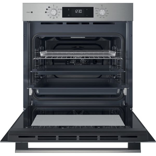 Hotpoint HAO 258HSU1F X 71 L Sort, Rustfrit stål