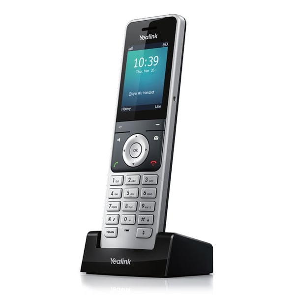 Yealink W56H DECT-puhelimen luurisetti Soittajan tunnistus Musta