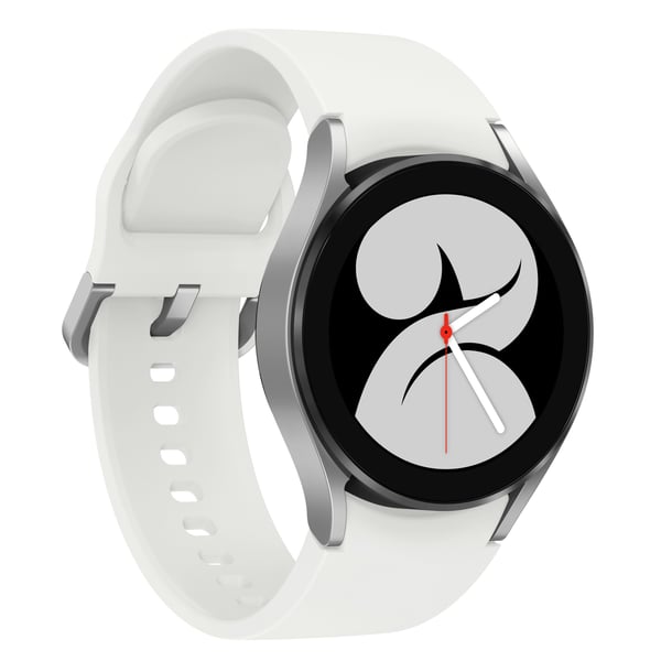 Samsung Galaxy Watch4 3,05 cm (1.2") OLED 40 mm Digitaalinen 396 x 396 pikseliä Kosketusnäyttö Hopea Wi-Fi GPS (satelliitti)