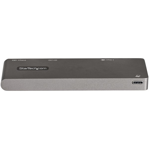 StarTech.com DKT30CMHSDPD kannettavien tietokoneiden telakka ja porttitoistin Telakointi USB 3.2 Gen 1 (3.1 Gen 1) Type-C Musta, Harmaa