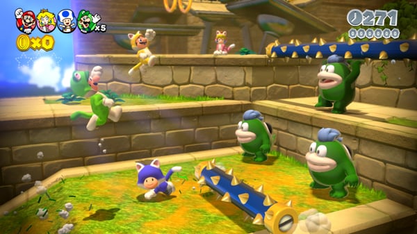Nintendo Super Mario 3D World Standard Tysk, Engelsk, Spansk, Fransk, Italiensk, Hollandsk, Portugisisk, Russisk Wii U
