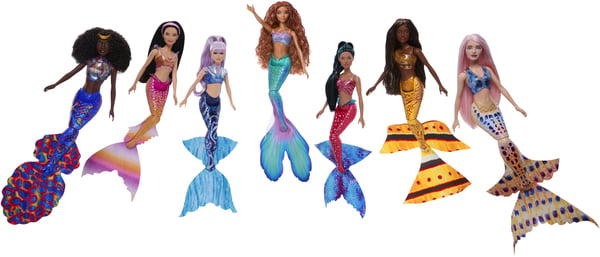 Disney Princess Disney The Little Mermaid Ultimate Ariel Sisters 7-Pack