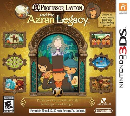 Nintendo Professeur Layton et l'Héritage des Aslantes Standard Tysk, Engelsk, Spansk, Fransk, Italiensk Nintendo 3DS