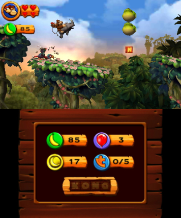Nintendo Donkey Kong Country Returns 3D Standard Tysk, Engelsk, Spansk, Fransk, Italiensk Nintendo 3DS